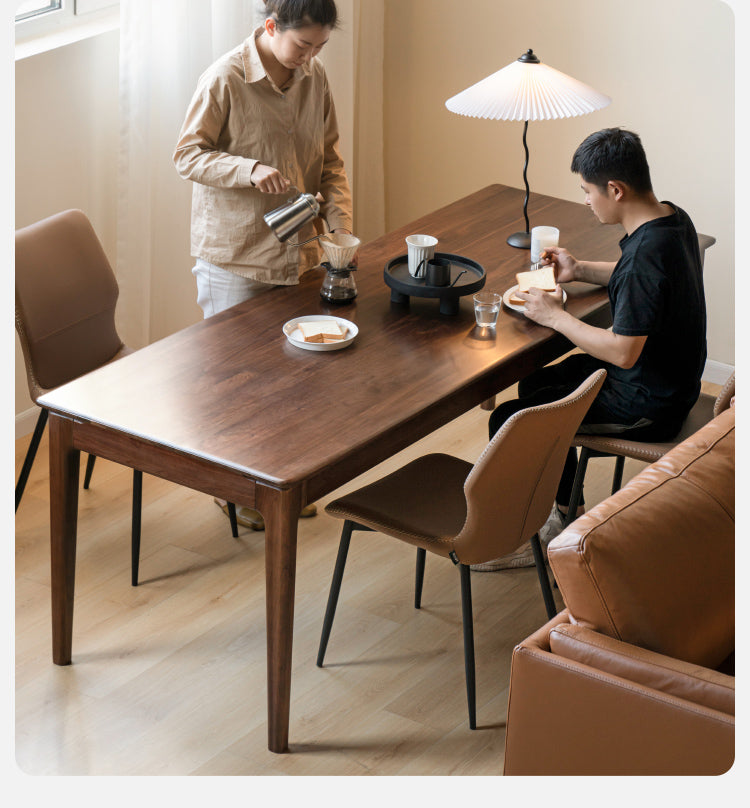 Black Walnut, Ash, Oak, Sandalwood Solid Wood Office Desk, Long Table