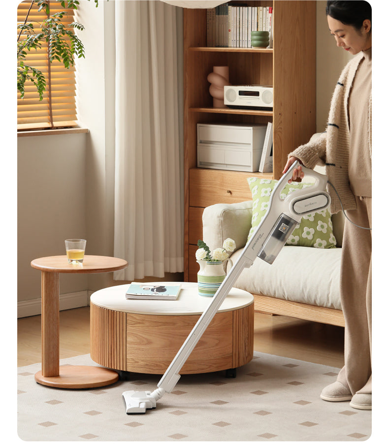 Oak Solid Wood Rock Plate Coffee Table