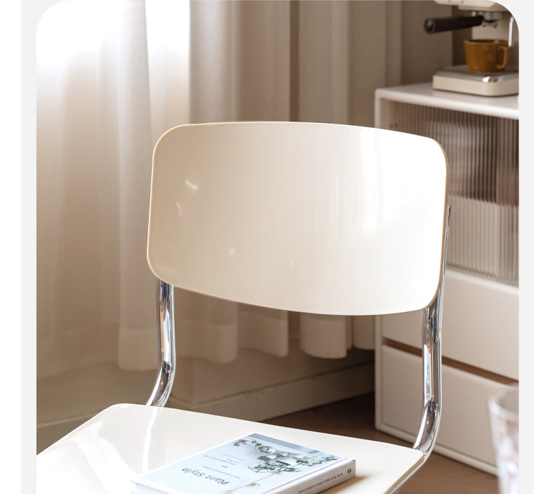 Set 2 pcs Suspended Bow Modern Dining Chair