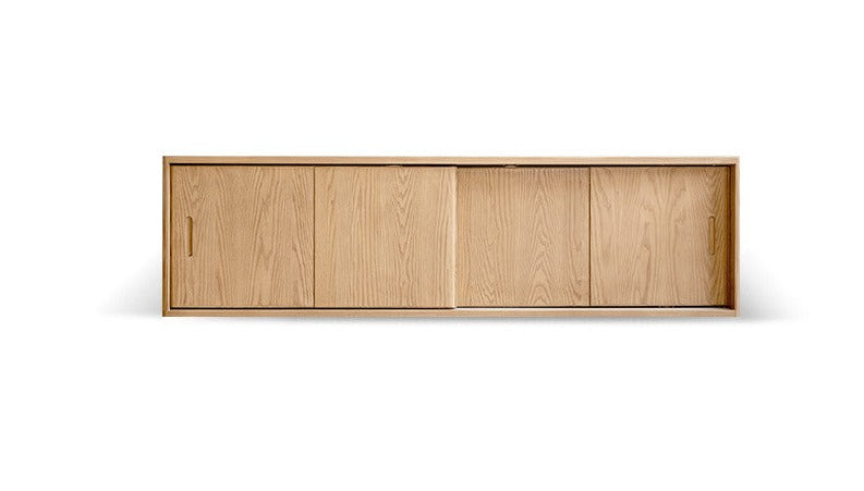 Oak, Ash Solid Wood Wardrobe Sliding Door.