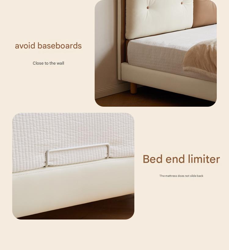 Organic Leather Children's Soft Bag Boy and Girl Bed