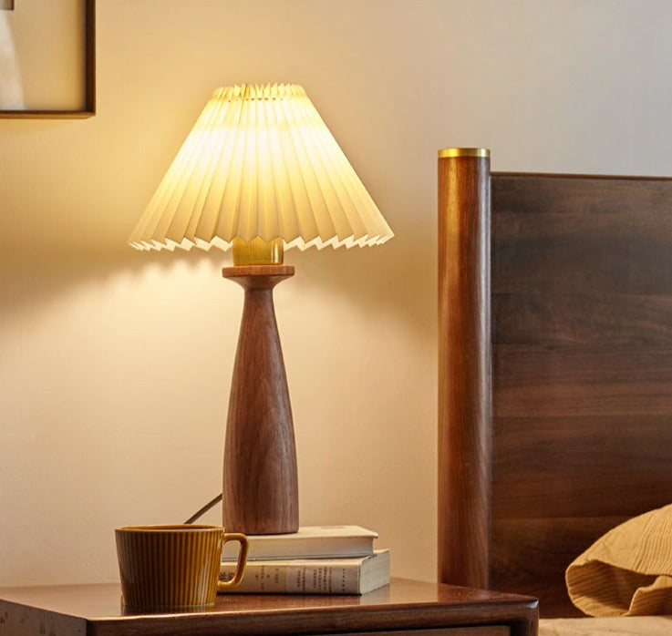 Mushroom lamp atmosphere night light Ash solid wood: