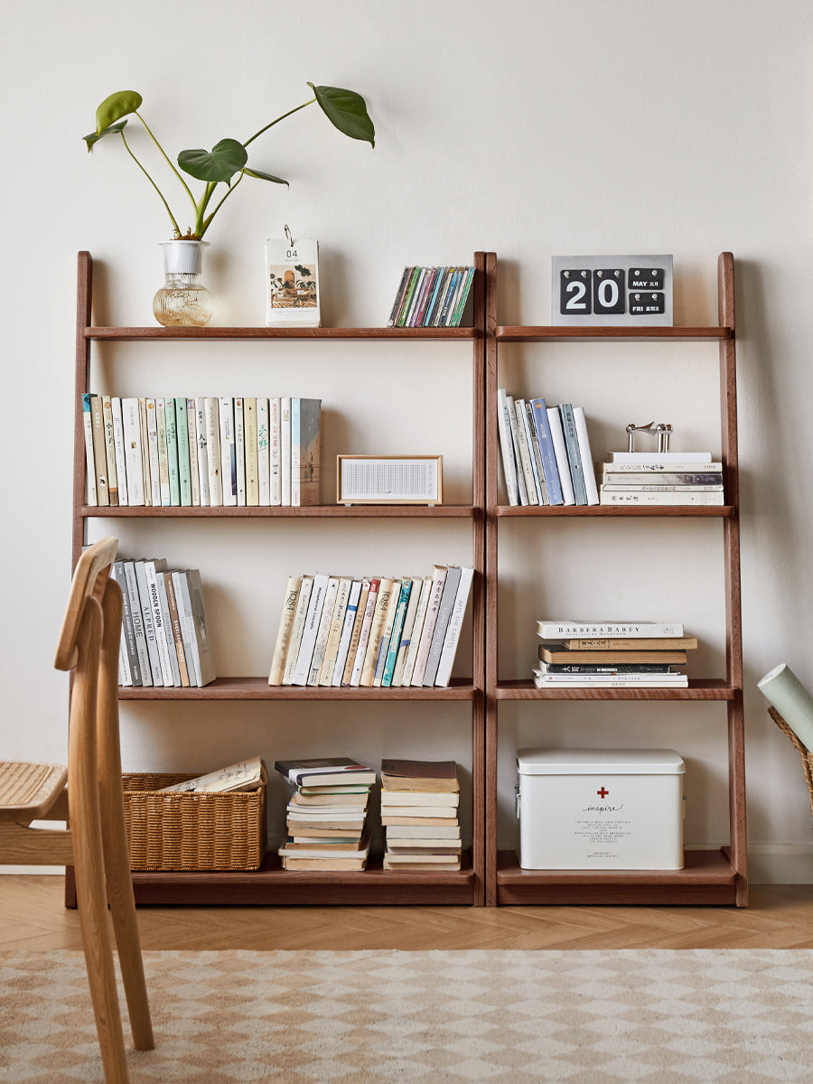 Oak, Beech Solid Wood Bookshelf Racks