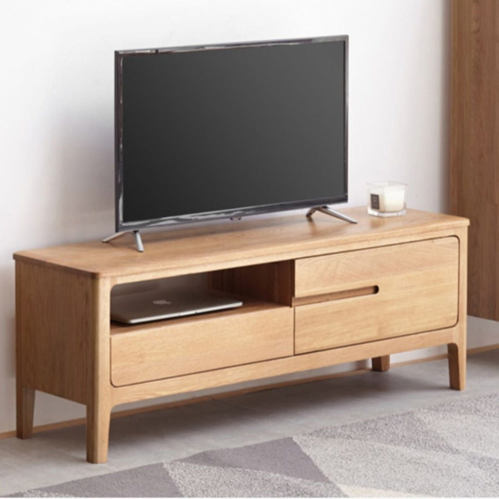 Oak Solid Wood Various Styles TV Stand Small Size