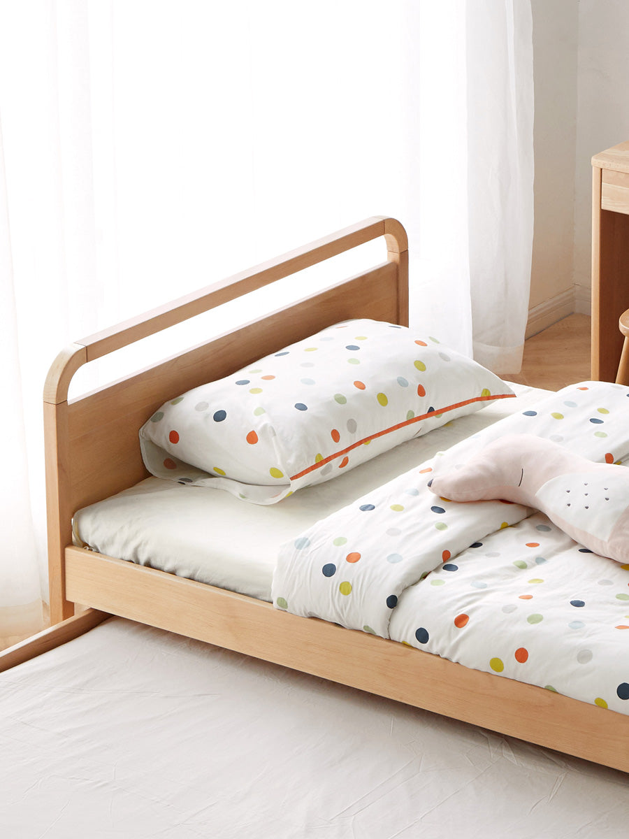 Beech Solid wood Space-saving bunk bed , mother's helper bed<