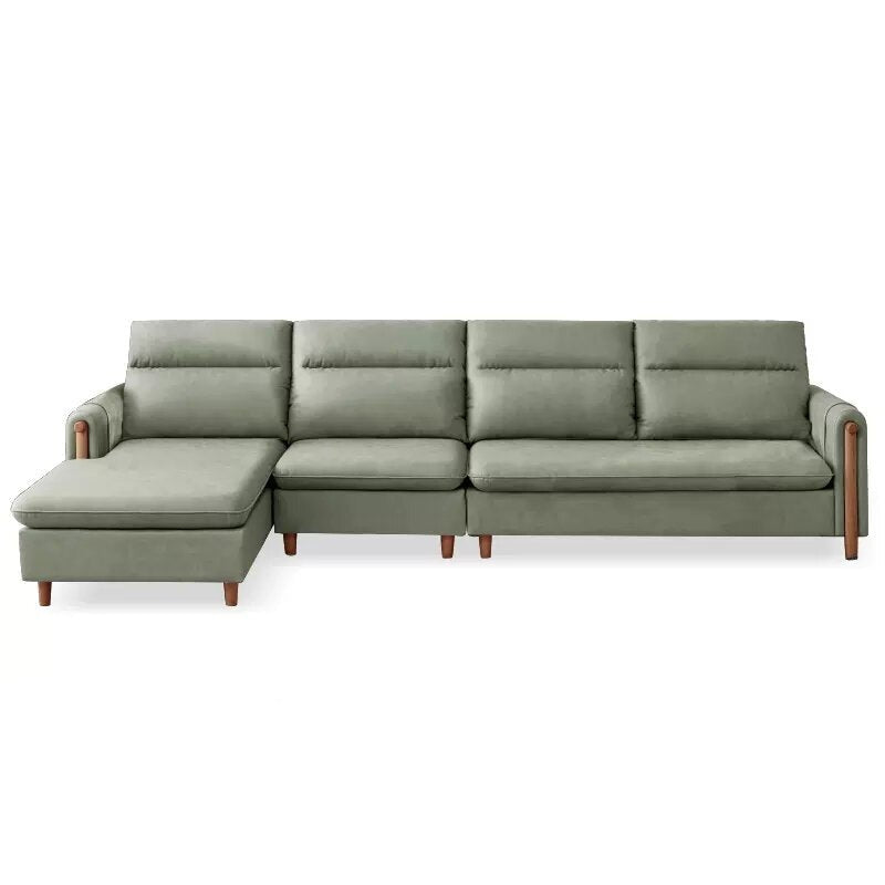 Fabric Contemporary Sectional Sofa with Relaxed Seating