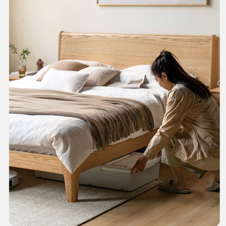 Oak Solid Wood Bed