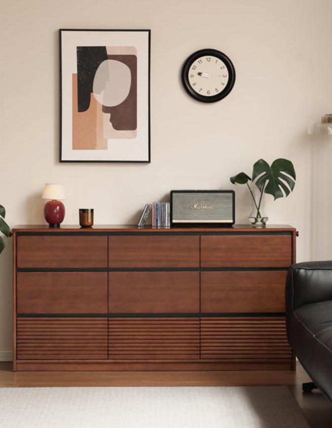 Tulipwood, Poplar Solid Wood Retro Style Drawers