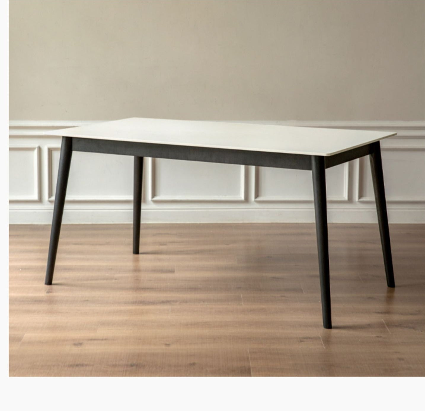 Oak Solid Wood Rock Plate Dining Table