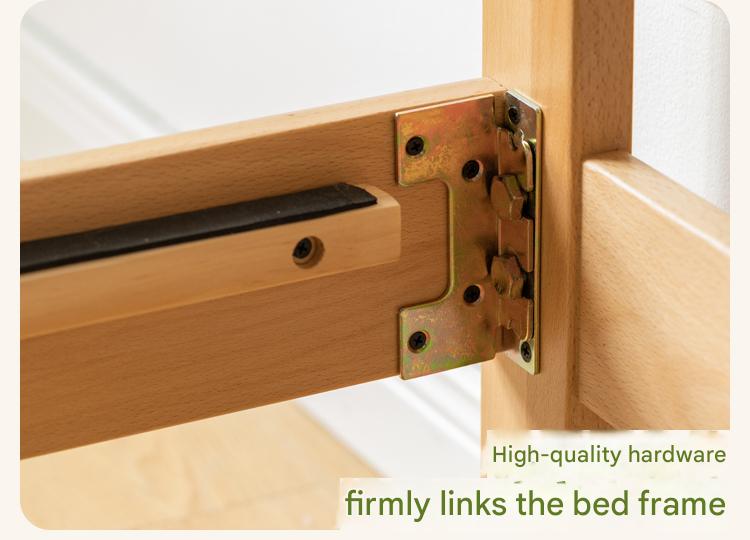 Beech, Poplar, Little House Kids Bed with 15min Delay Turning Off the Lights<