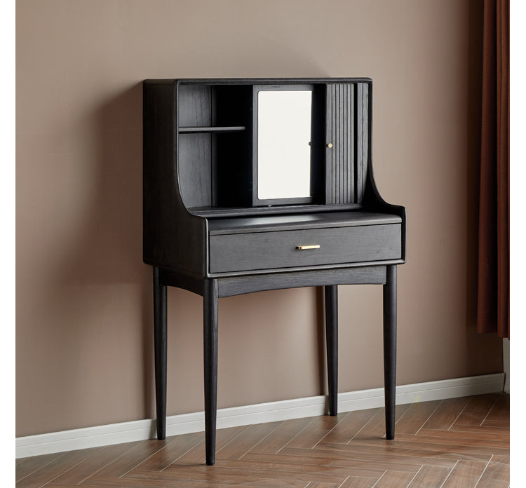 Oak, Ash solid wood dressing table bedroom high-end retro piano"