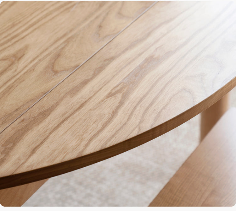 Ash, Cherry wood, oak solid wood folding dining table"