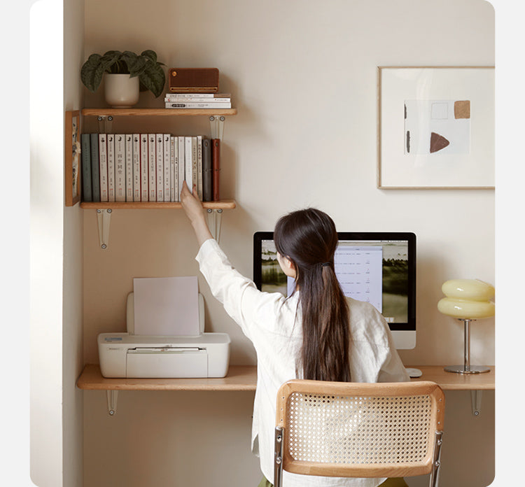 Oak Solid wood wall-mounted Makeup table Writing desk "