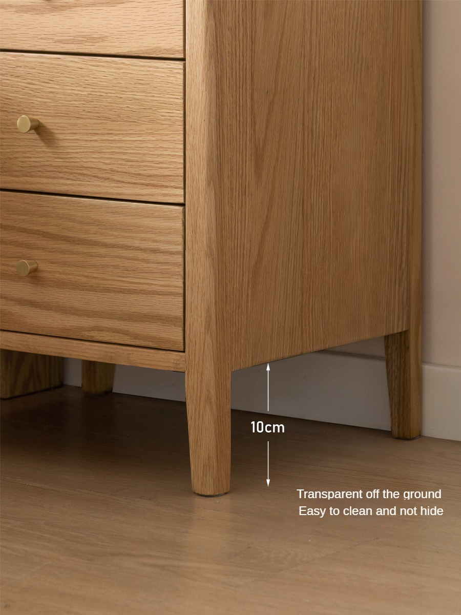 Oak, Cherry Solid Wood Nightstand