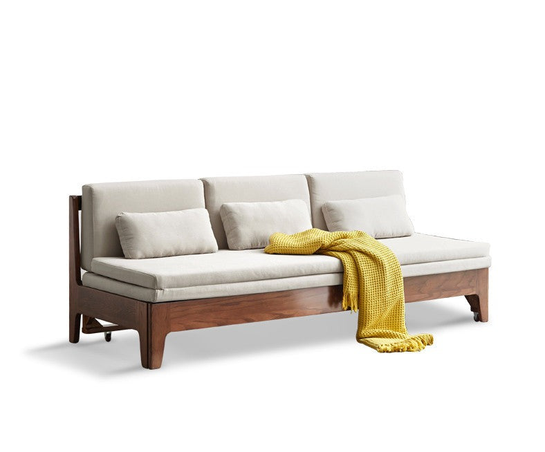 Sleeper sofa Oak solid wood+