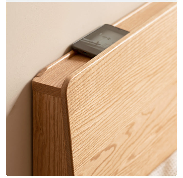 Oak Solid Wood Box Bed