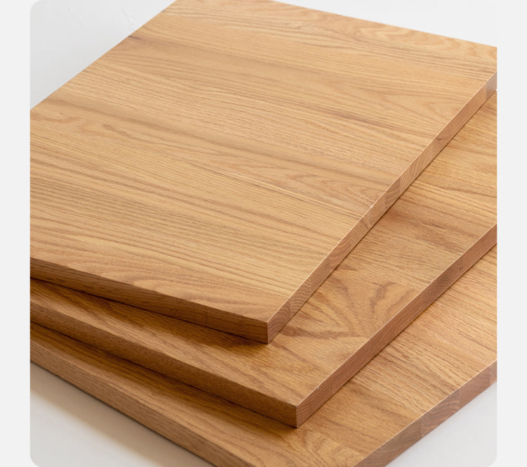 Oak, Solid Rubberwood Wardrobe Curtain Design.