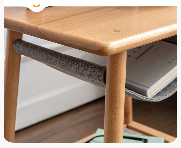 Beech Solid Wood Small Square Coffee Table