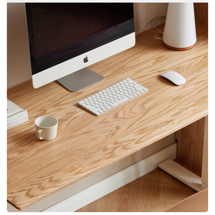 Black Walnut, Oak Solid Wood Standing Desk, Sit-Stand Electric Lift Table