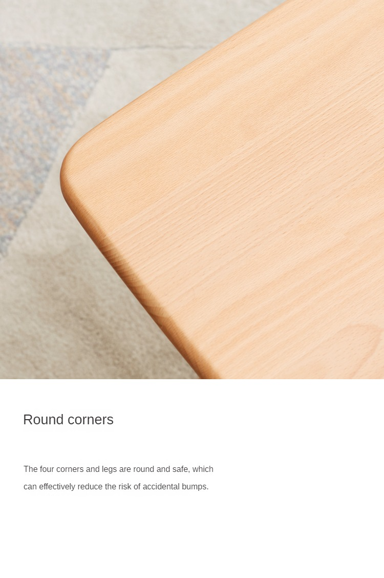 Beech Solid Wood Coffee Table