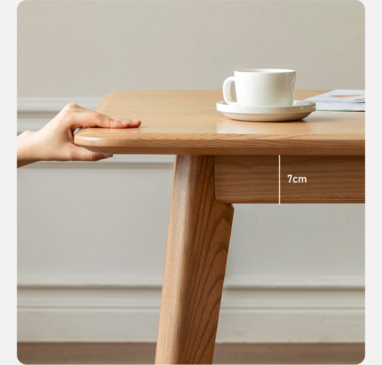 Oak, Ash Solid Wood Dining Table