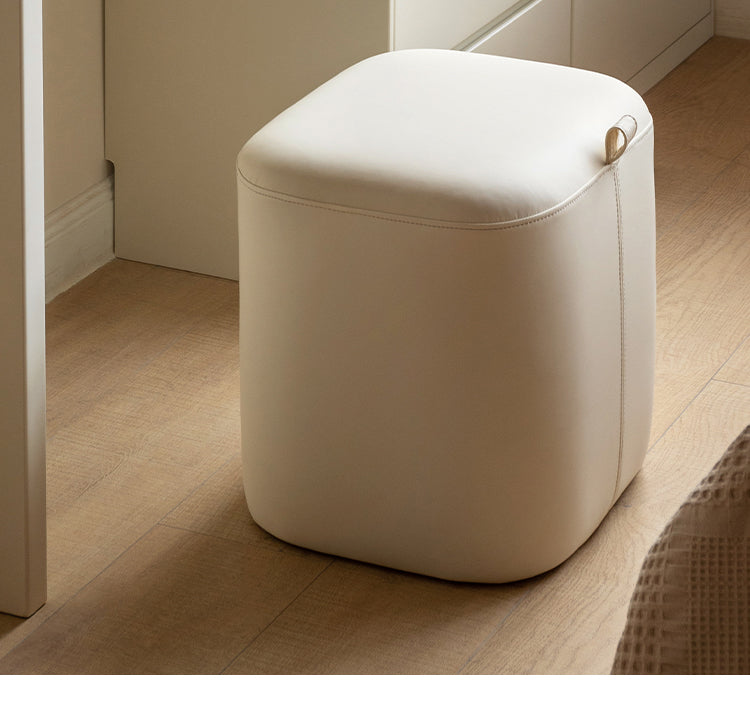 Makeup Stool Organic Leather