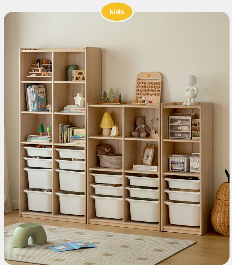Poplar Solid Wood Children's Сombination Bookshelf