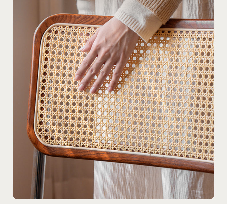 4 pcs Oak Solid Wood leather Soft Suspended Chair