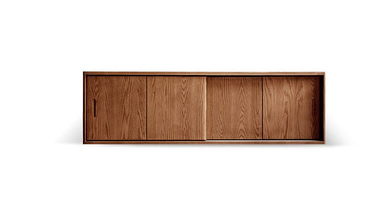 Oak, Ash Solid Wood Wardrobe Sliding Door.