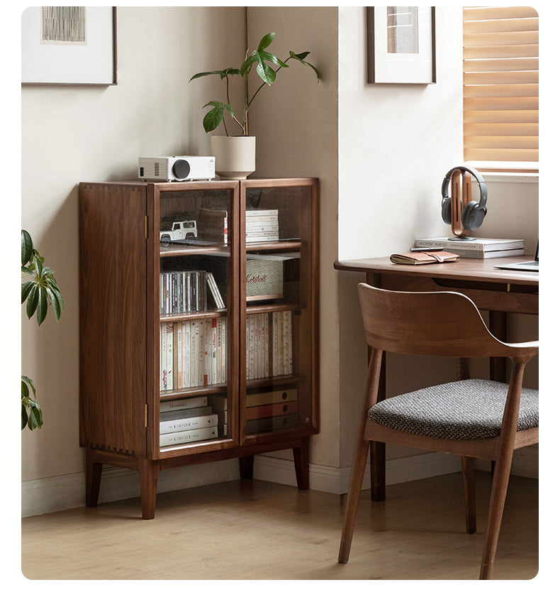 Black Walnut, Ash Solid Wood Dining Sideboard