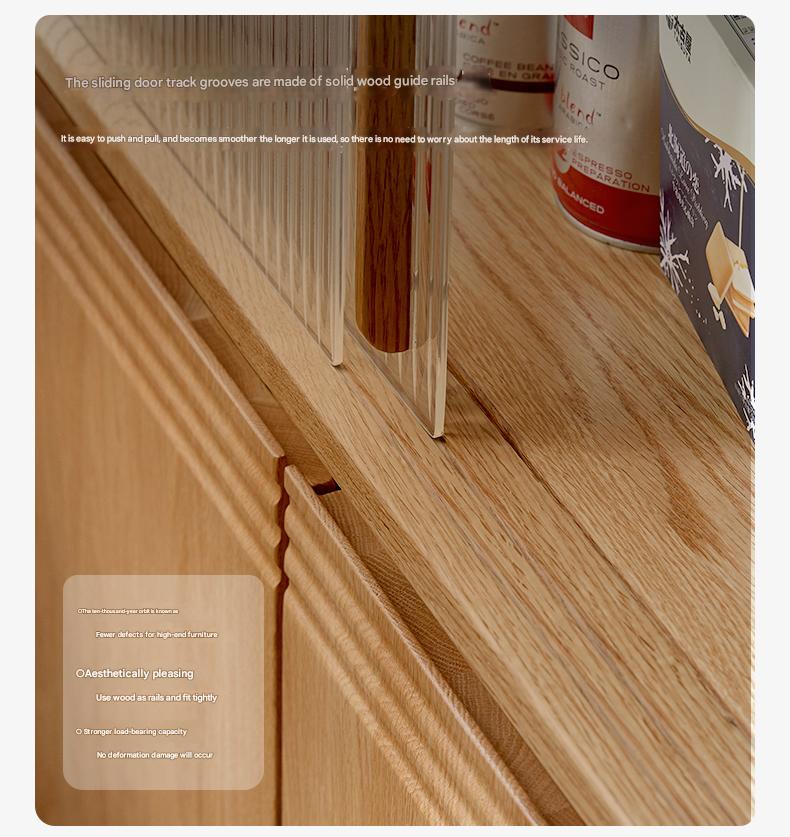 Oak Solid Wood Retractable Rock Plate Bar Table