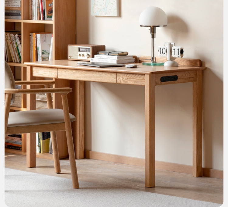 Oak, Beech Solid Wood Office Desk