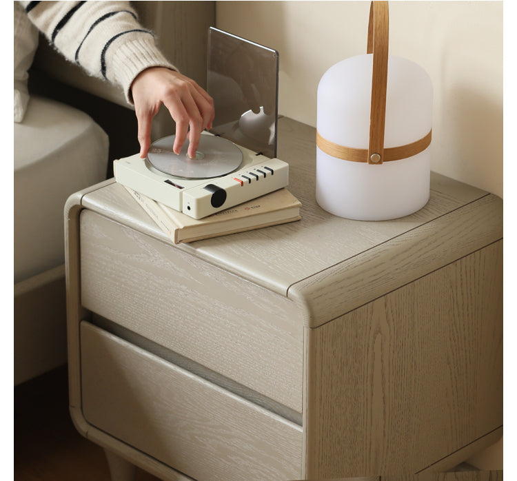 Tulipwood Solid Wood Nightstand Light Luxury.