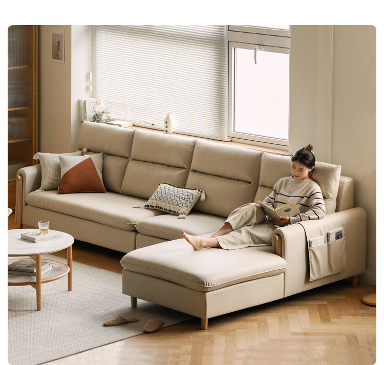 Lux technology green fabriс sofa.
