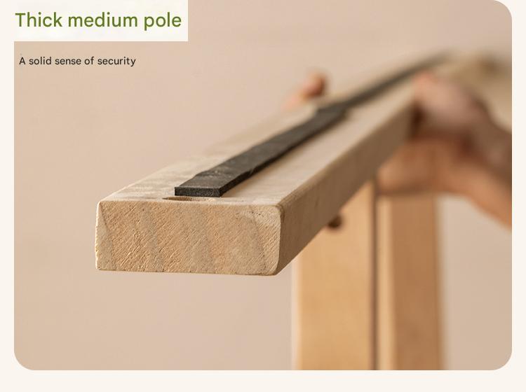 Oak solid wood Cute dog bed<