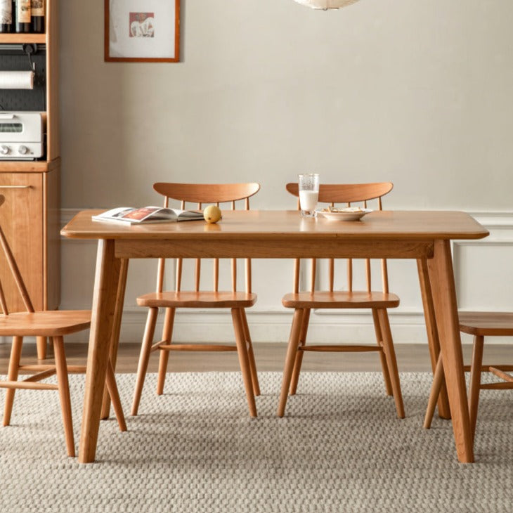Poplar, Cherry Solid Wood Vintage Dining Table
