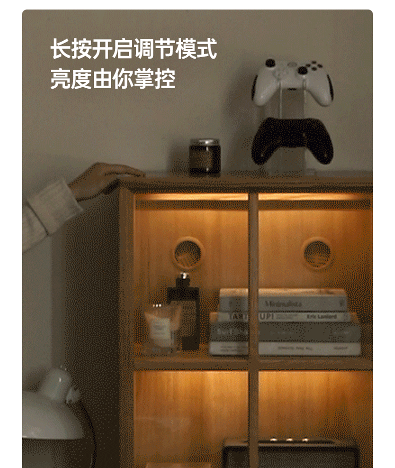 Oak, Rubberwood Solid Wood Glass Storage Bookcase