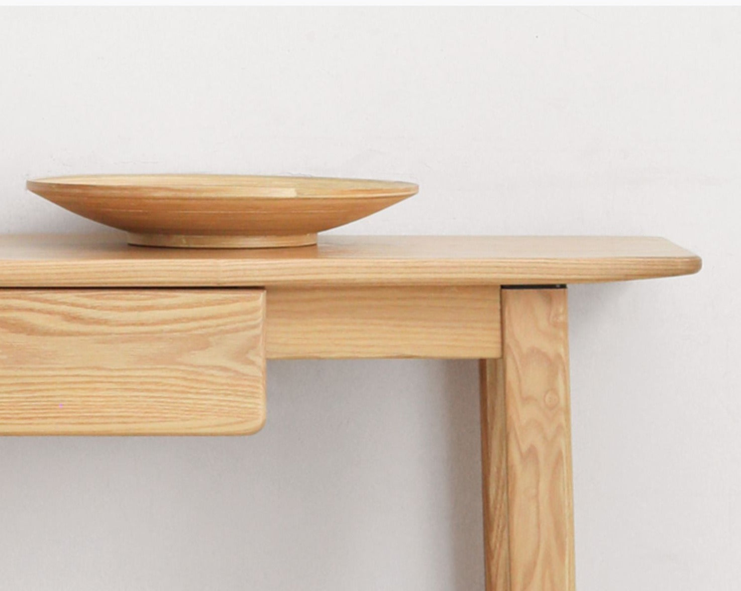 Ash solid wood porch table modern"