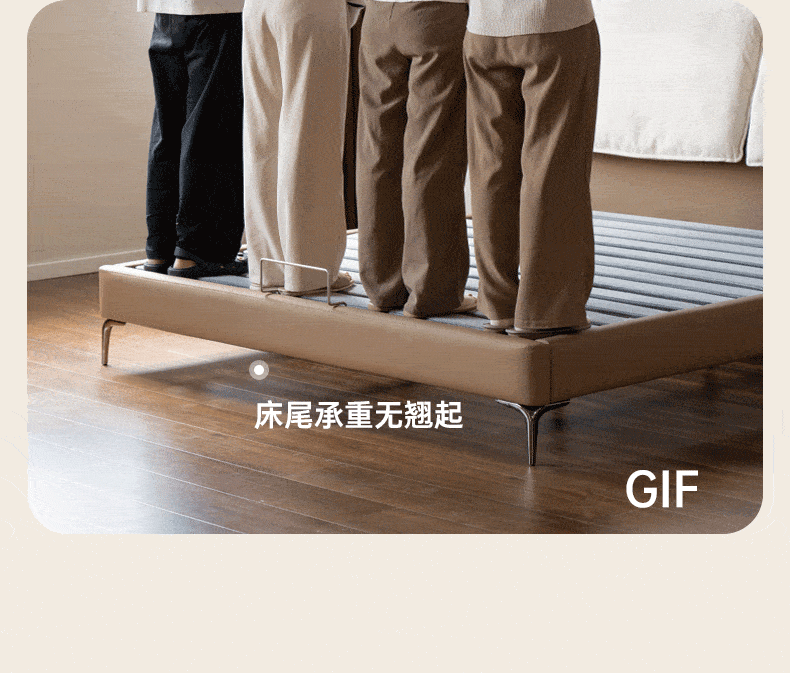 Fabric Bed Elephant Ear Soft Bed Nordic