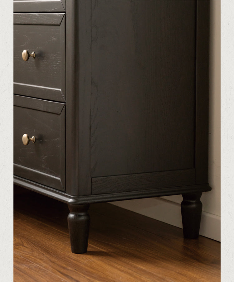 Oak Solid Wood Dresser, Drawers
