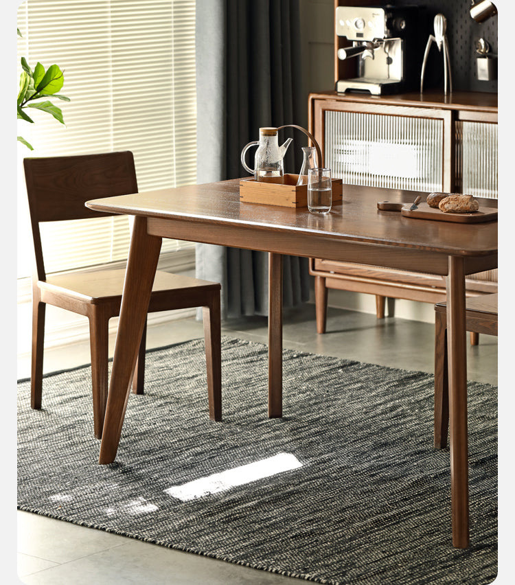 Ash, Oak Solid Wood Modern Dining Table