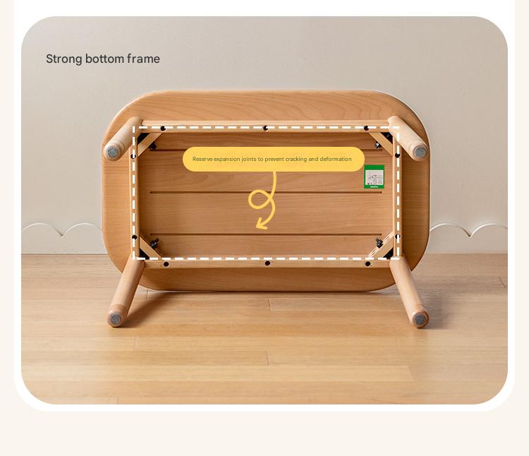 Beech Solid Wood Handmade Children's Table