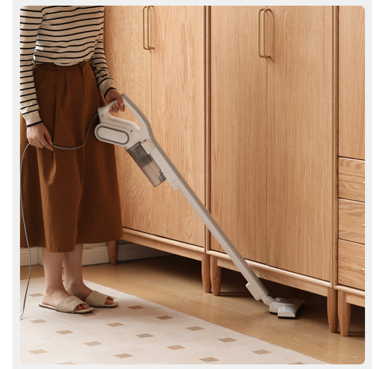 Oak Solid Wood Double Door Wardrobe.