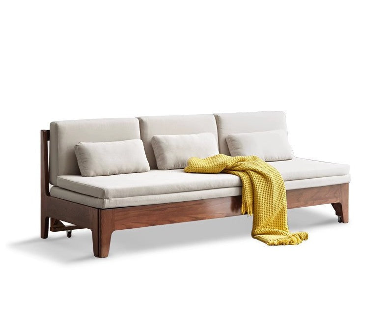 Sleeper sofa Oak solid wood+
