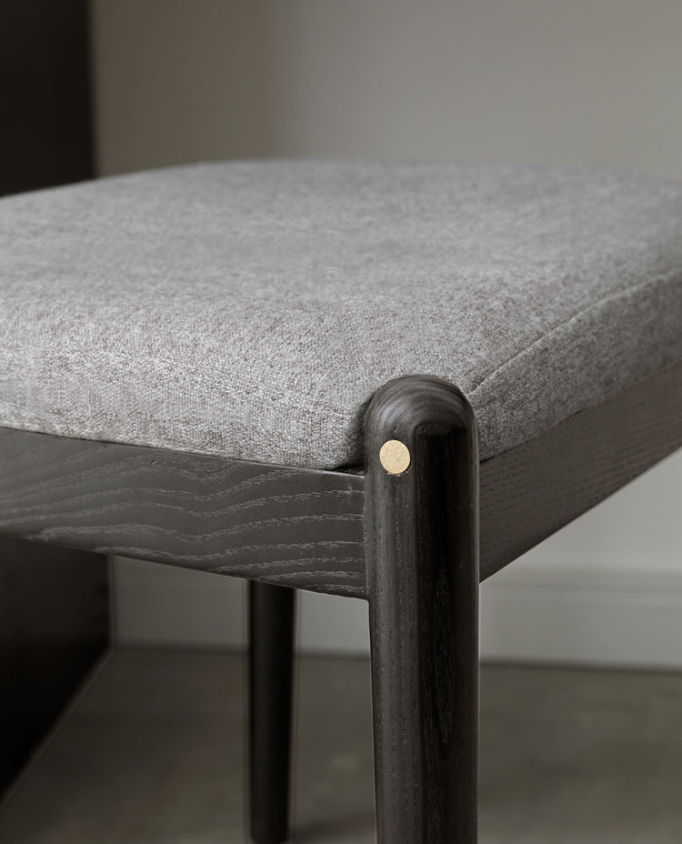 Oak, Birch Solid Wood Makeup Stool