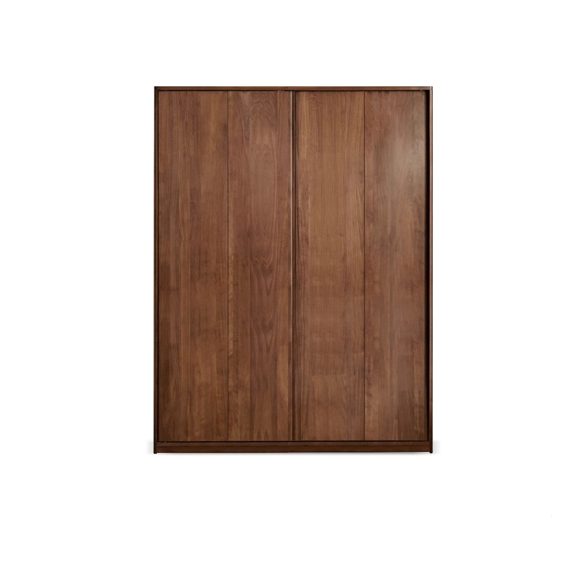 Black Walnut, Sandalwood Sliding Door Wardrobe.