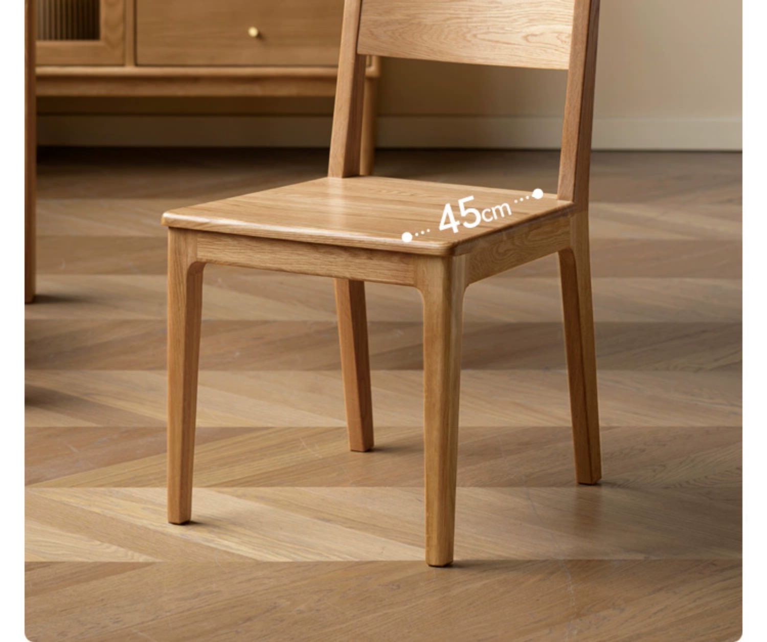 Black Walnut, Ash, Oak, Beech Solid wood, Solid RubberWood - Dining Chair Modern 4 pcs set