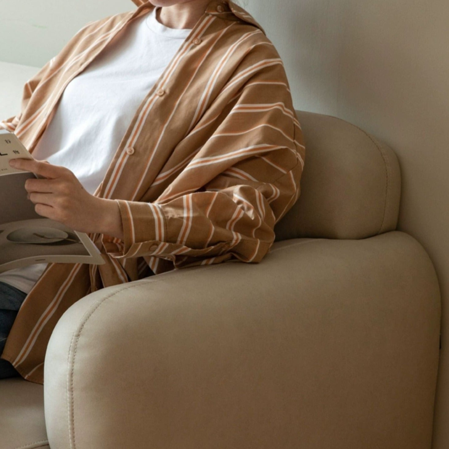 Сute Technology Fabric Sofa.