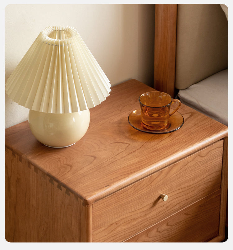 South American Walnut, Black Walnut, Cherry, Ash Solid Wood Nightstand.