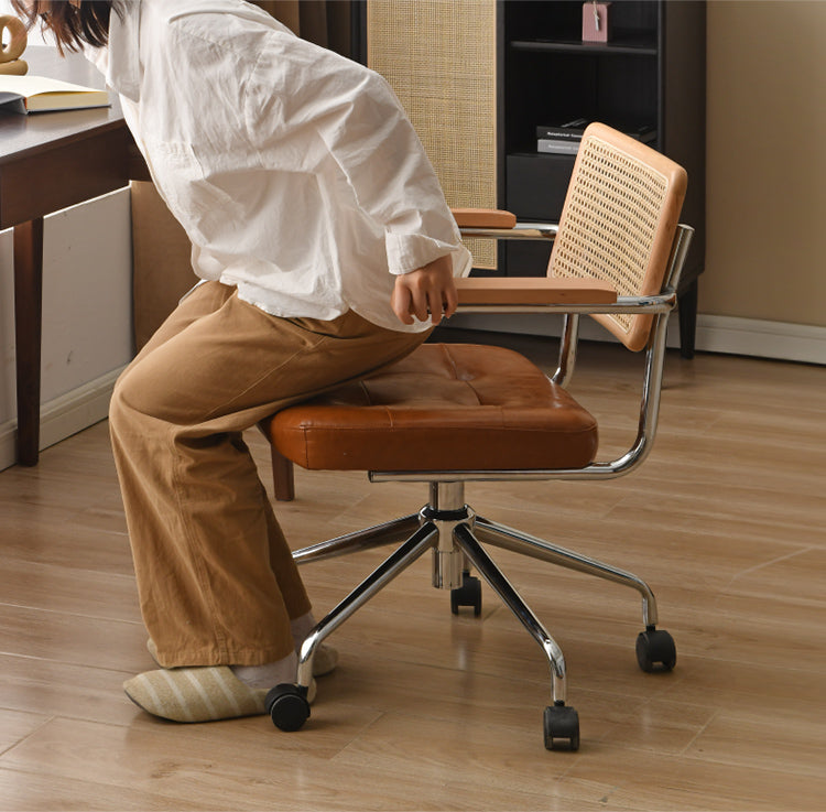 Rattan Leisure Lift Office Chair